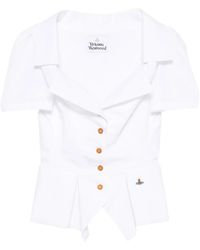 Vivienne Westwood - Peplum Short-Sleeve Shirt - Lyst