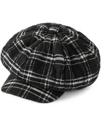 Nicholas Daley - Check-Pattern Baker Boy Hat - Lyst