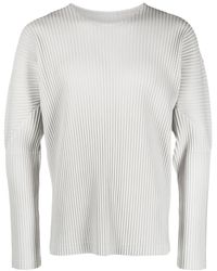 Homme Plissé Issey Miyake - Fully-pleated Long-sleeve T-shirt - Lyst
