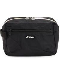 K-Way - Small Demu Logo-Patch Wash Bag - Lyst