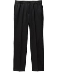 Versace - Jacquard-Wool Pants - Lyst