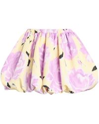 Patou - Elasticated-Waist Floral-Print Mini Skirt - Lyst