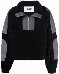 GmbH - Sweatshirt Mit Stehkragen - Lyst