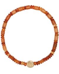 Luis Morais - 14Kt Horus Eyes Beaded Bracelet - Lyst