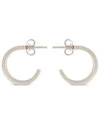 MM6 by Maison Margiela - Numbers-Motif Hoop Earrings - Lyst