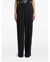 Peserico - Pleated Wide-Leg Trousers - Lyst