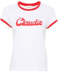 Claudie Pierlot - Claudie Cotton T-shirt - Lyst