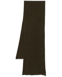 Uma Wang - Ribbed Scarf With Fringed Edges - Lyst