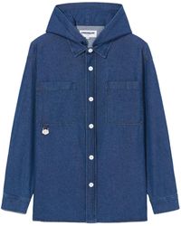 Chocoolate - Hooded Denim Jacket - Lyst