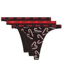 DIESEL - Stars-Utlt-3Pack Strings Met Print - Lyst