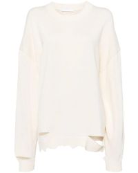 Helmut Lang - Distressed Sweater - Lyst