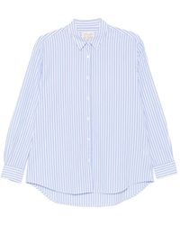 MC2 Saint Barth - X Peanuts Brigitte Striped Snoopy-Print Shirt - Lyst