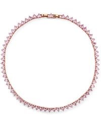 Lady D World - Heart-Cut Zirconia Necklace - Lyst