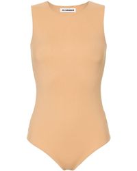 Jil Sander - Round-neck Sleeveless Bodysuit - Lyst