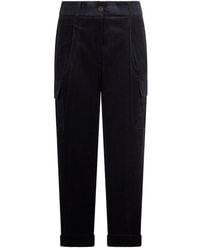 Peserico - Corduroy-Effect Trousers - Lyst