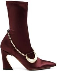 Zimmermann - Chain-Detail Ankle Boots - Lyst