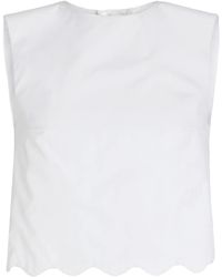 Patou - Popeline Cropped Top - Lyst