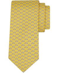 Ferragamo - Terrier Print Silk Tie - Lyst