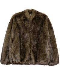 ZOE Paris - Chaqueta De Pelo Artificial Con Cremallera - Lyst