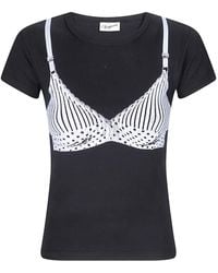 VAQUERA - Bra-Print T-Shirt - Lyst