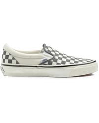 Vans - Baskets À Carreaux Sans Lacets - Lyst