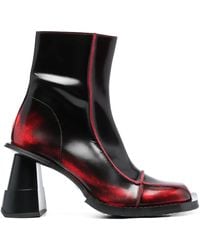 Henrik Vibskov - Elle Driver Heel 100Mm Leather Boots - Lyst
