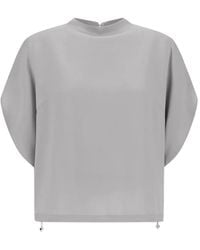 Herno - Resort Satin-Finish Blouse - Lyst