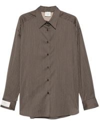 Alysi - Striped Long-Sleeve Shirt - Lyst