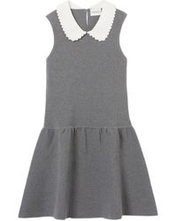 Claudie Pierlot - Mini-Jurk Met Peter Pan Kraag - Lyst