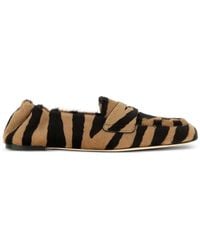 Stuart Weitzman - Mocassins Bryant À Imprimé Animalier - Lyst