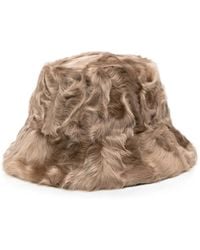 Liska - Textured-Finish Bucket Hat - Lyst