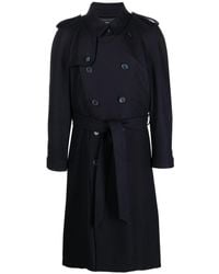 Patrizia Pepe - Notched-collar Double-breasted Coat - Lyst