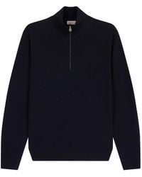 Fursac - Wool Zip-Up Sweater - Lyst