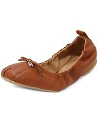 Hogan - Ballerines En Cuir À Détail De Nœud - Lyst
