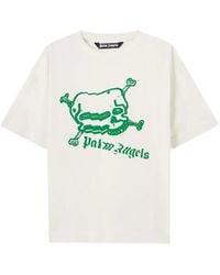 Palm Angels - Skull Graphic T-Shirt - Lyst