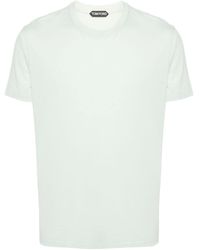 Tom Ford - T-Shirt mit Logo-Stickerei - Lyst