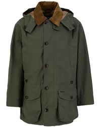 Barbour - Chaqueta Endurance Con Ribete De Pana Y Capucha - Lyst