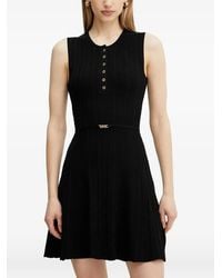 Marciano - Button-Detail Sleveeless Midi Dress - Lyst