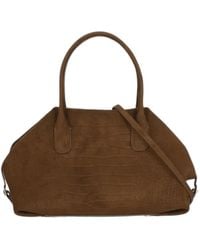 THEMOIRÈ - Medium Talia Croc-Effect Tote Bag - Lyst