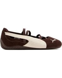 PUMA - Suede Ballet Flats - Lyst