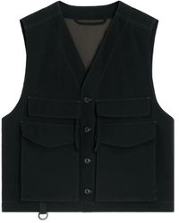 Lemaire - Utility Button-Fastening Gilet - Lyst