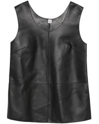 TOTEME - Top Mit Rundem Ausschnitt - Lyst