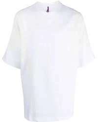 OAMC - Panelled Crew-Neck T-Shirt - Lyst