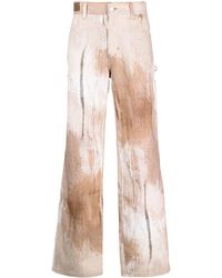 ANDERSSON BELL - Abstract-print Loose-cut Jeans - Lyst