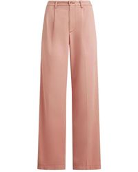 Polo Ralph Lauren - Pleated Cotton-Blend Trousers - Lyst