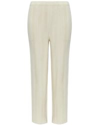 Issey Miyake - Pleated Trousers - Lyst