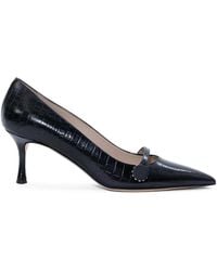 N°21 - Escarpins À Effet Peau De Crocodile - Lyst