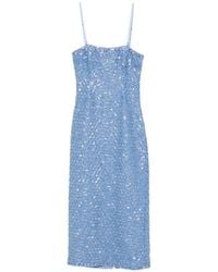 Jonathan Simkhai - Robe Mi-Longue Vanessa À Ornements - Lyst