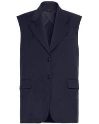 Max Mara - Sleeveless Wool Waistcoat - Lyst