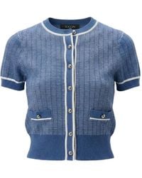 Toccin - Patra Short-Sleeve Cardigan - Lyst